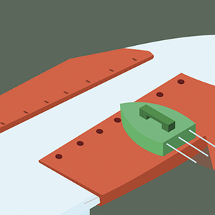 an image of my Trail Blitz logo design, this link leads to more of my logos